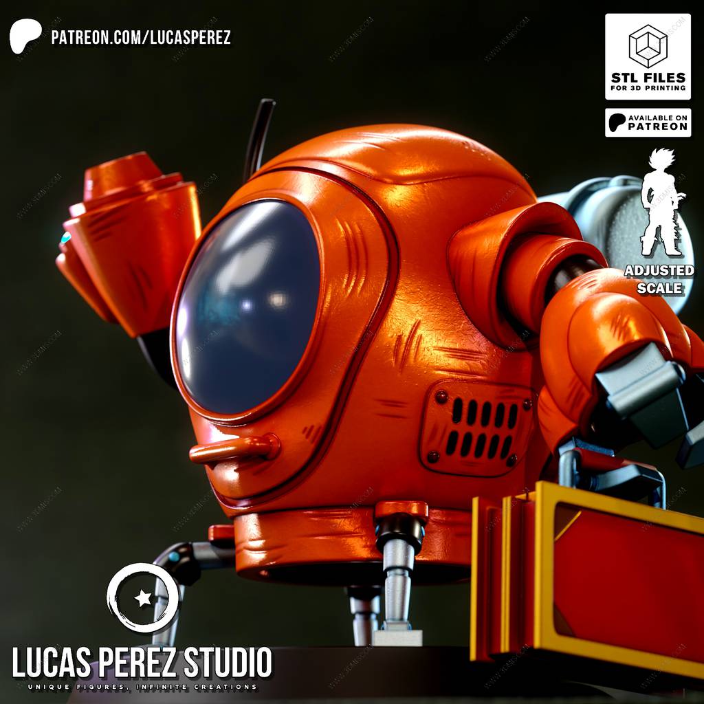 P站图纸印象馆 Lucas Perez 龙珠 机器人 Lucas Perez 龙珠 机器人