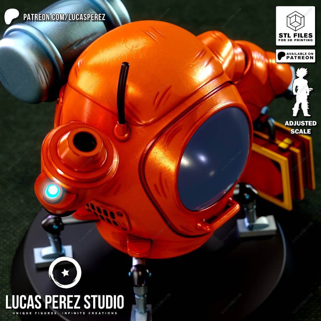 P站图纸印象馆 Lucas Perez 龙珠 机器人 Lucas Perez 龙珠 机器人