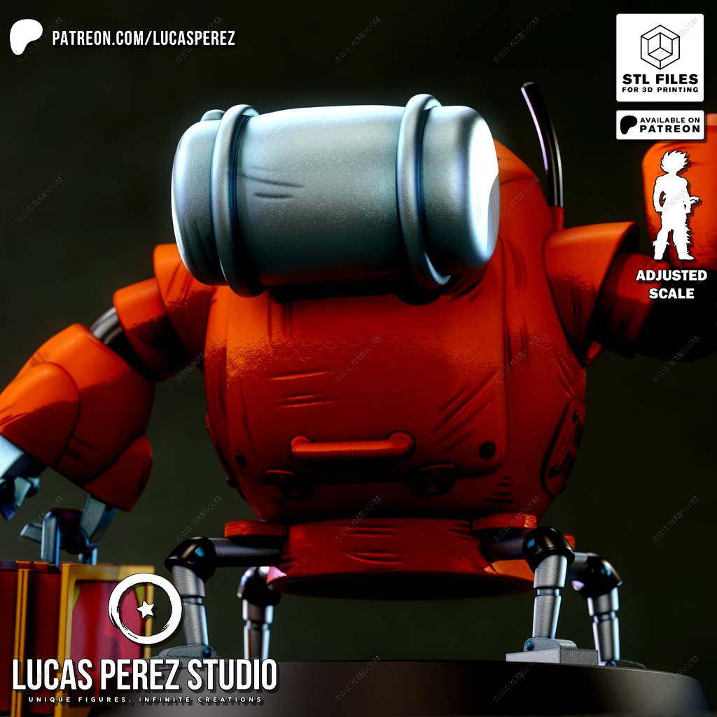 P站图纸印象馆 Lucas Perez 龙珠 机器人 Lucas Perez 龙珠 机器人