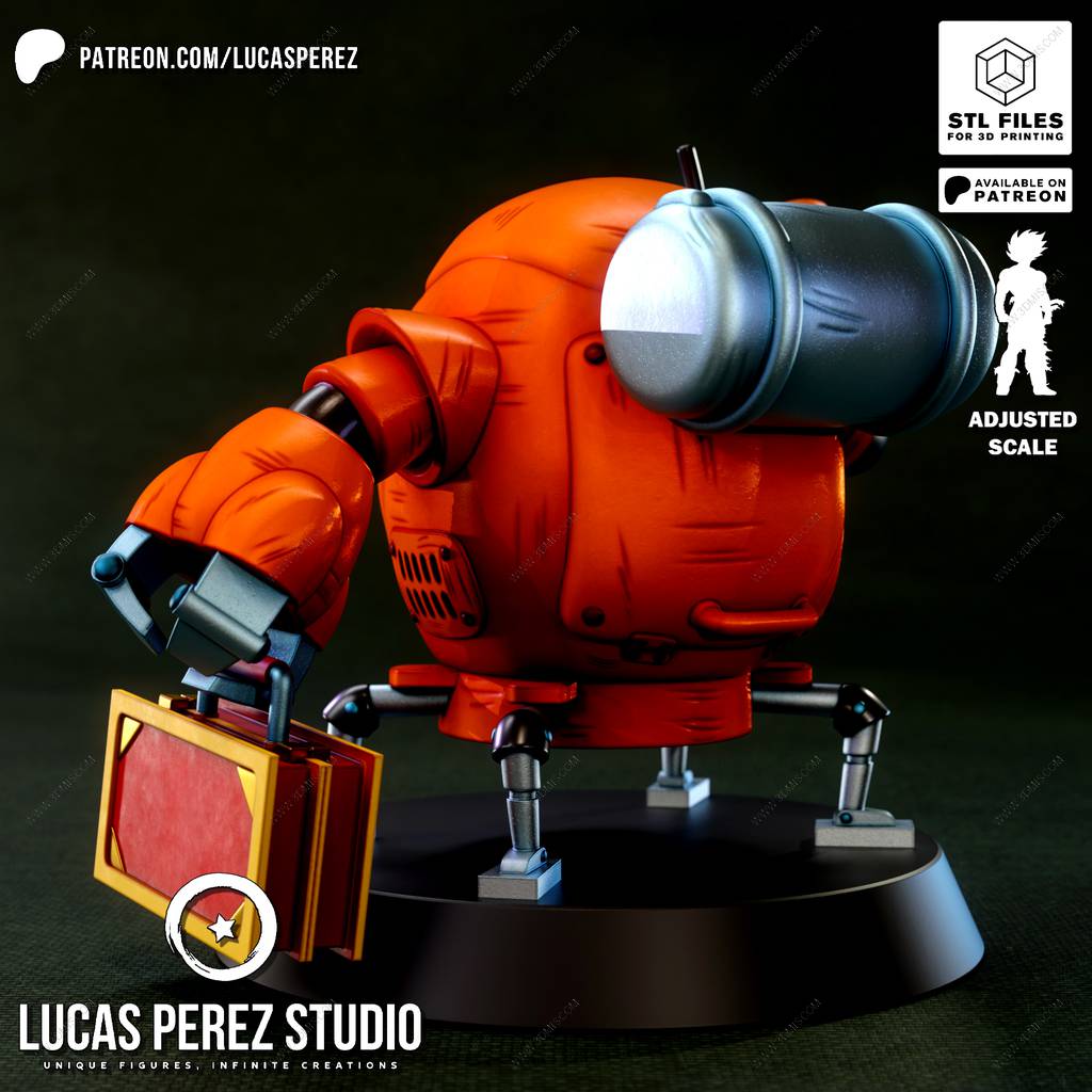 P站图纸印象馆 Lucas Perez 龙珠 机器人 Lucas Perez 龙珠 机器人