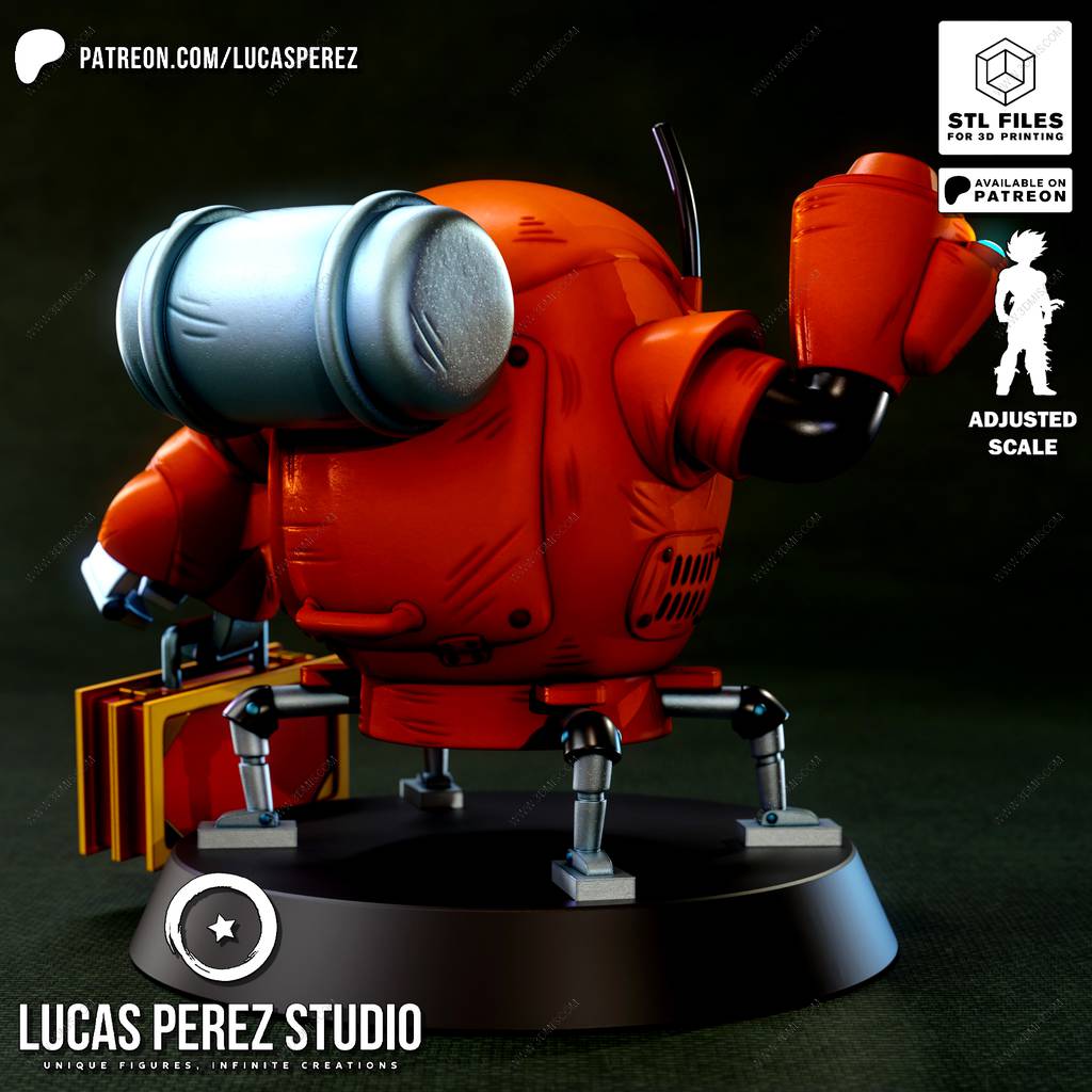 P站图纸印象馆 Lucas Perez 龙珠 机器人 Lucas Perez 龙珠 机器人