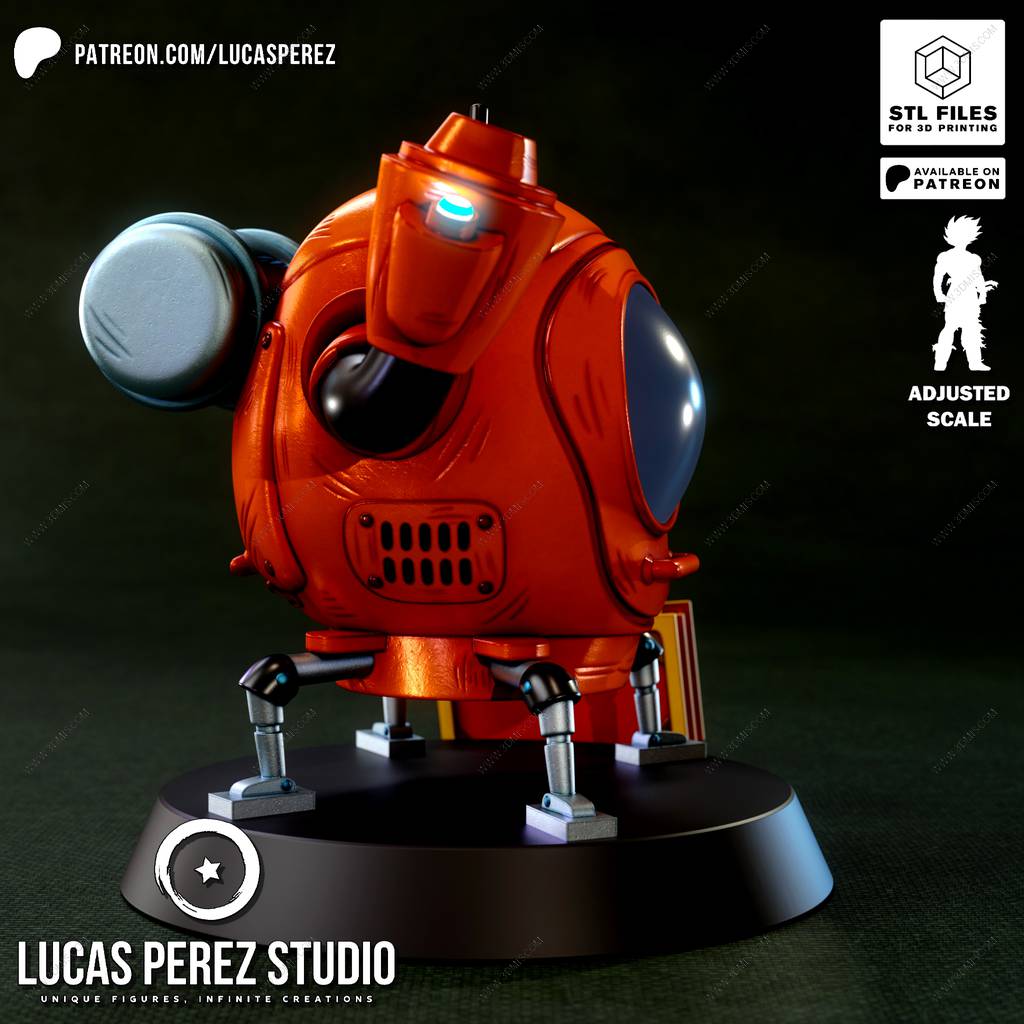 P站图纸印象馆 Lucas Perez 龙珠 机器人 Lucas Perez 龙珠 机器人