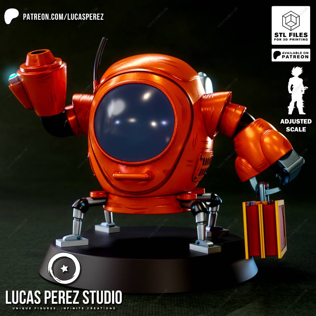P站图纸印象馆 Lucas Perez 龙珠 机器人 Lucas Perez 龙珠 机器人