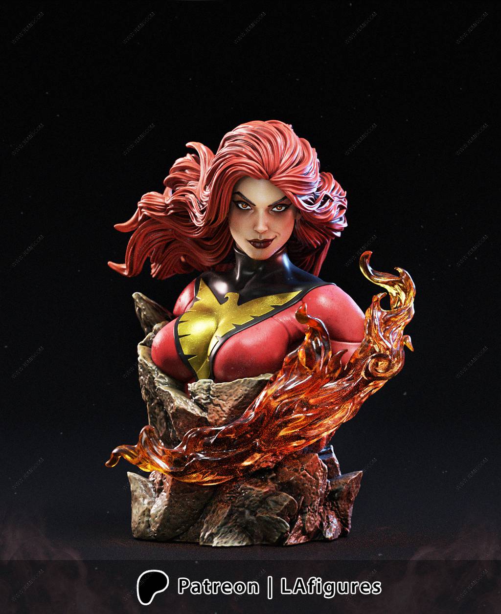 P站图纸印象馆 L.A Figures 漫威 凤凰女 L.A Figures 漫威 凤凰女