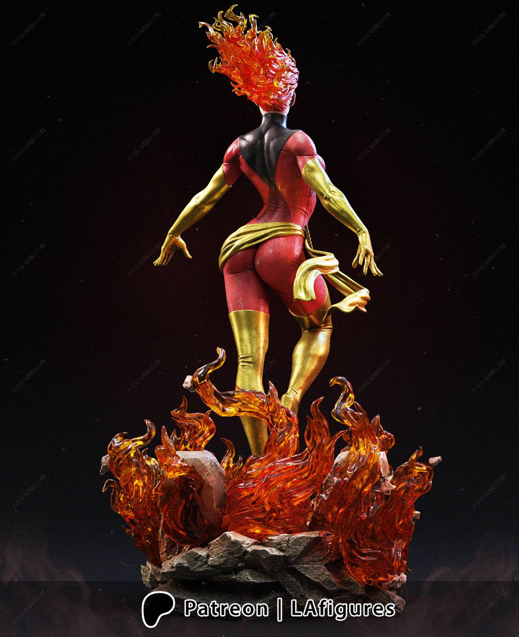 P站图纸印象馆 L.A Figures 漫威 凤凰女 L.A Figures 漫威 凤凰女