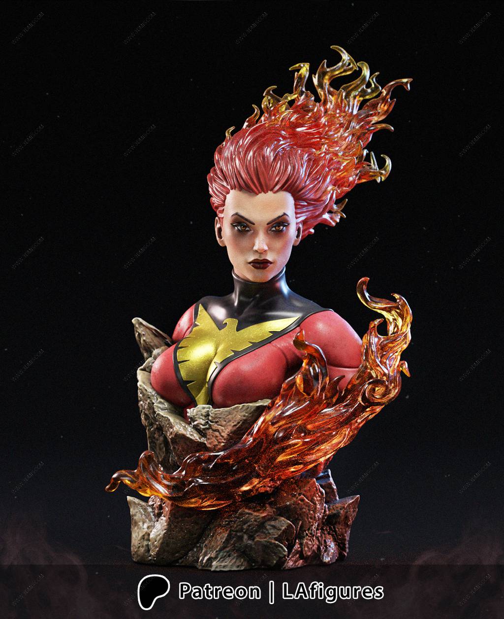 P站图纸印象馆 L.A Figures 漫威 凤凰女 L.A Figures 漫威 凤凰女