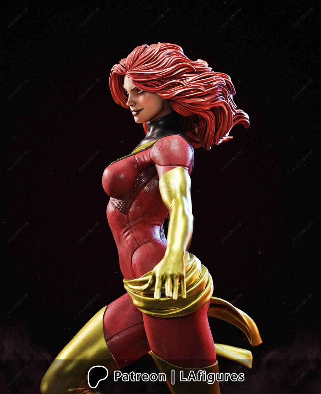 P站图纸印象馆 L.A Figures 漫威 凤凰女 L.A Figures 漫威 凤凰女