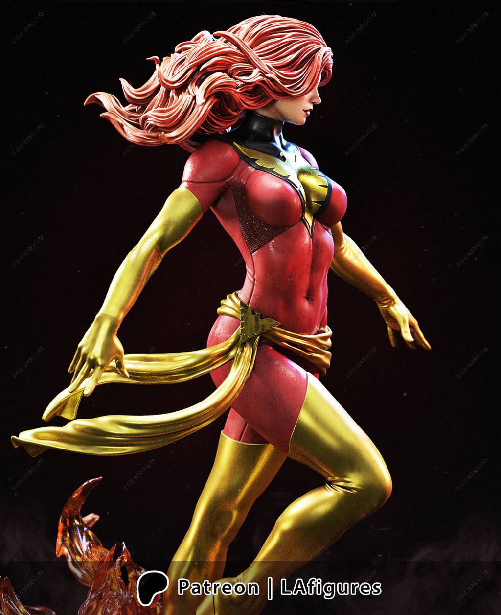 P站图纸印象馆 L.A Figures 漫威 凤凰女 L.A Figures 漫威 凤凰女