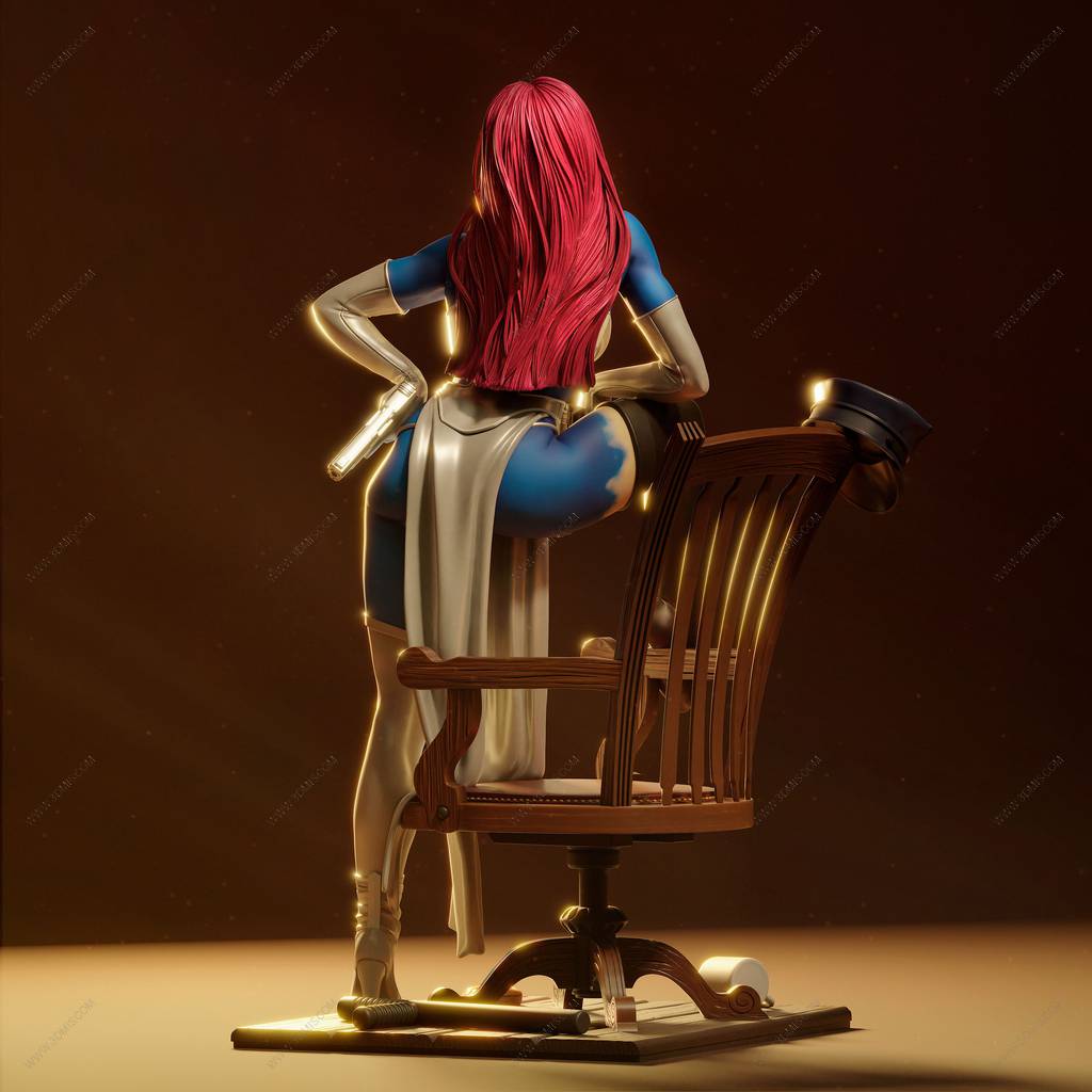 P站图纸印象馆 ABE3D 漫威 魔形女 ABE3D 漫威 魔形女