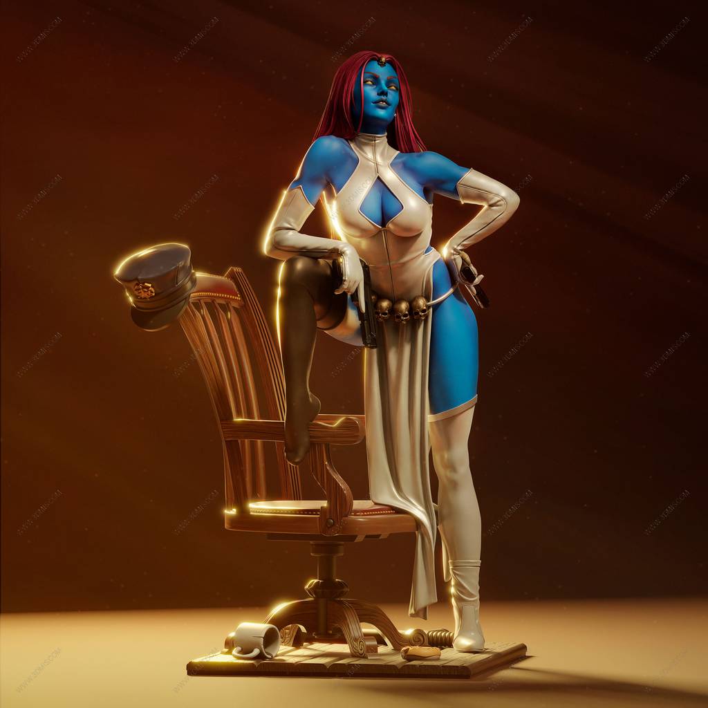 P站图纸印象馆 ABE3D 漫威 魔形女 ABE3D 漫威 魔形女