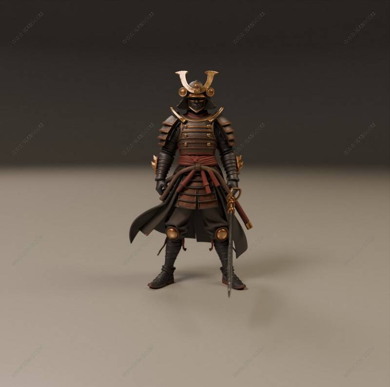 P站图纸印象馆 日本武士 日本武士