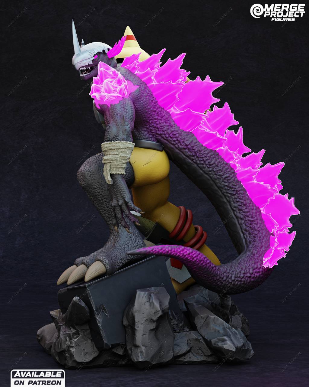 P站图纸印象馆 MPF 数码宝贝 混沌公爵兽 MPF 数码宝贝 混沌公爵兽