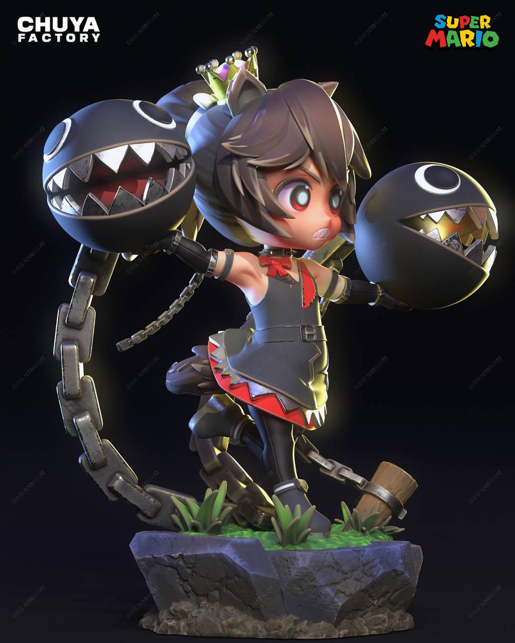 P站图纸印象馆 Chuya Factory 超级马里奥 链咬兽 Chuya Factory 超级马里奥 链咬兽