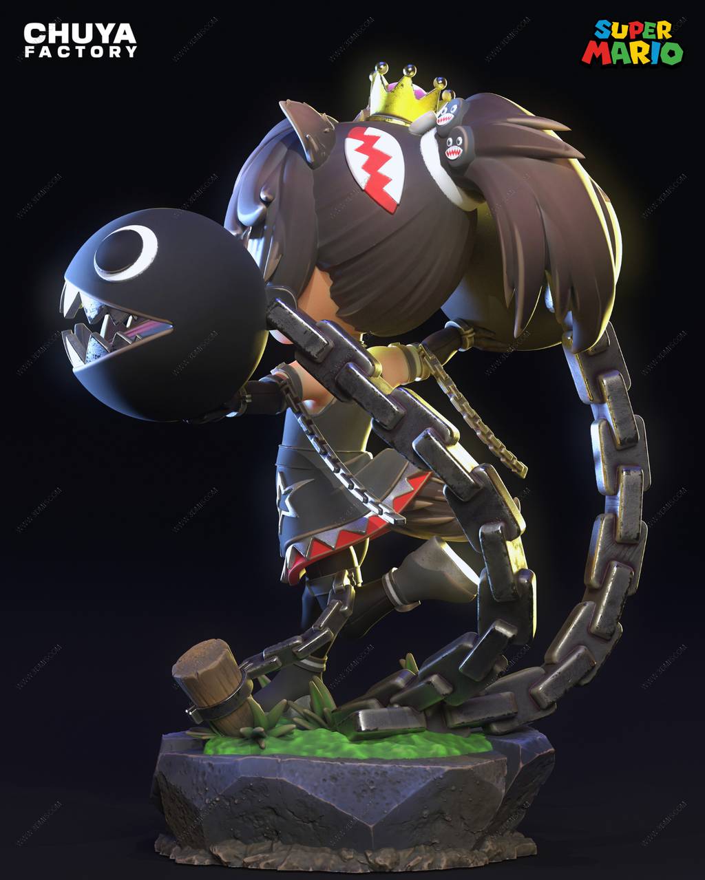 P站图纸印象馆 Chuya Factory 超级马里奥 链咬兽 Chuya Factory 超级马里奥 链咬兽
