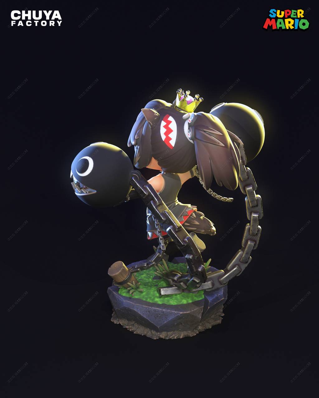 P站图纸印象馆 Chuya Factory 超级马里奥 链咬兽 Chuya Factory 超级马里奥 链咬兽