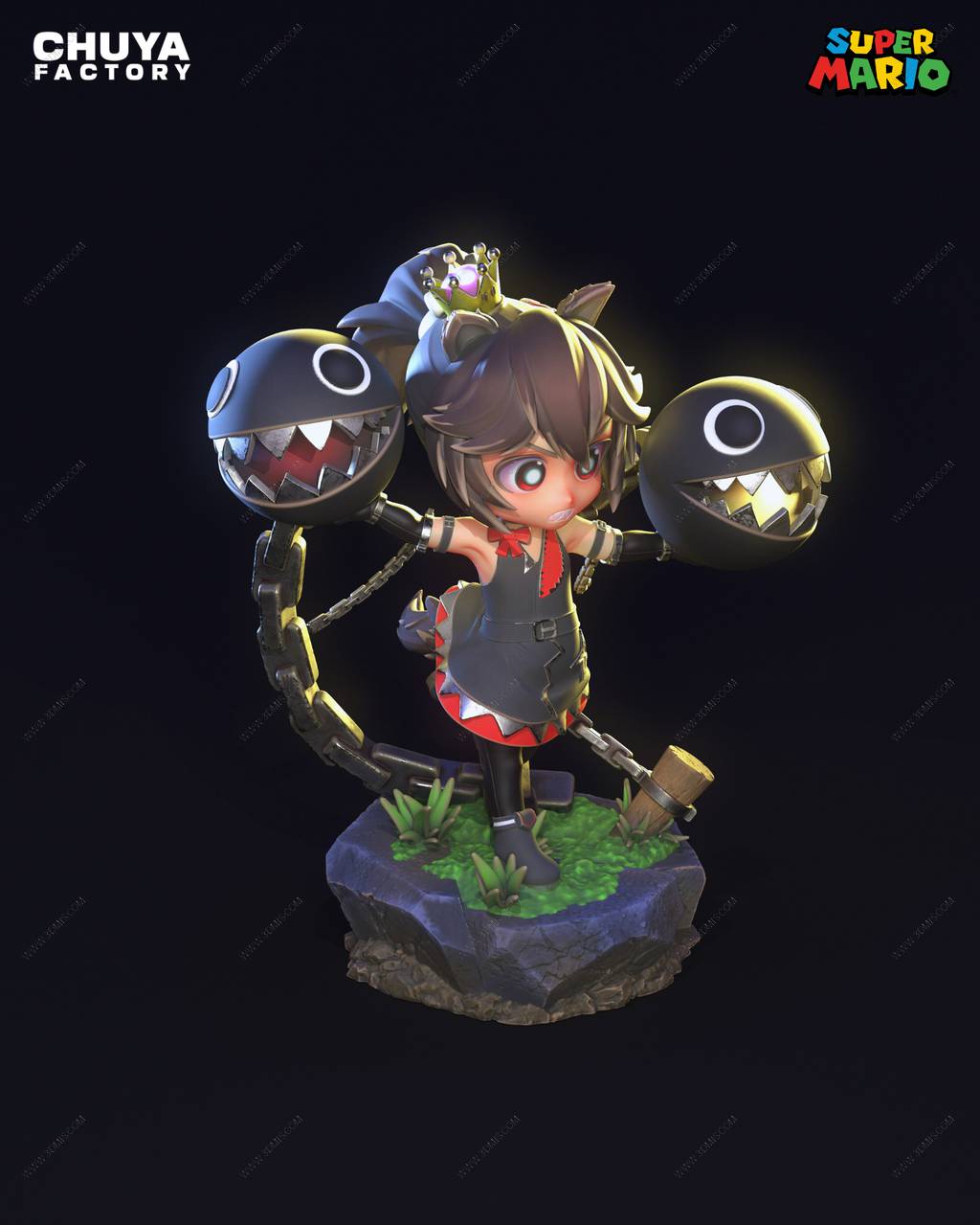 P站图纸印象馆 Chuya Factory 超级马里奥 链咬兽 Chuya Factory 超级马里奥 链咬兽