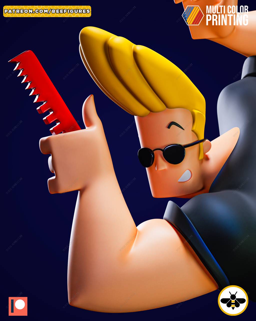 P站图纸印象馆 Bee Figures 英勇强尼 Bee Figures 英勇强尼