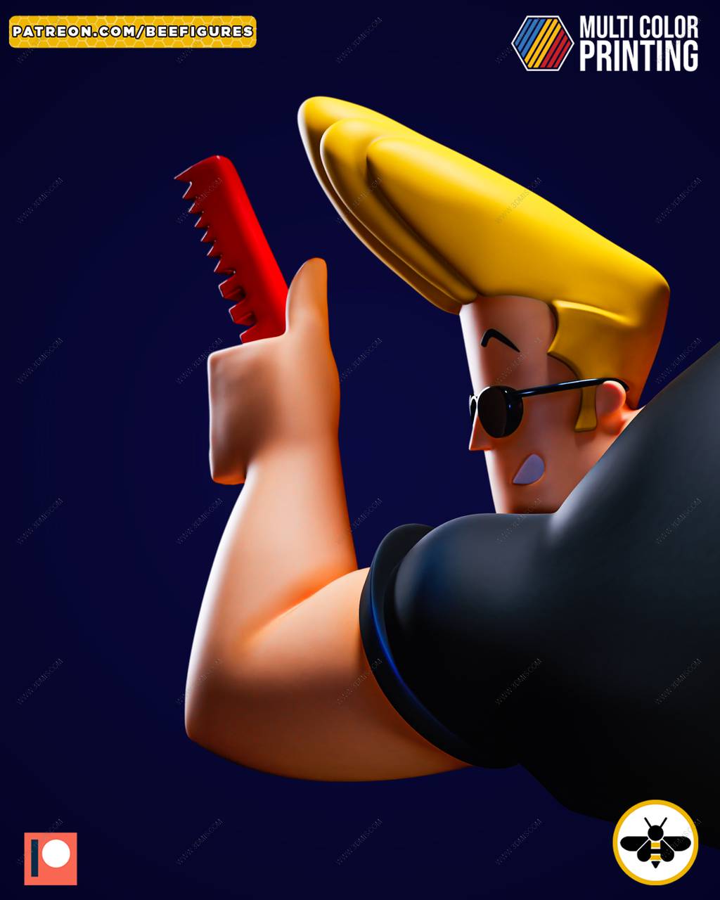 P站图纸印象馆 Bee Figures 英勇强尼 Bee Figures 英勇强尼