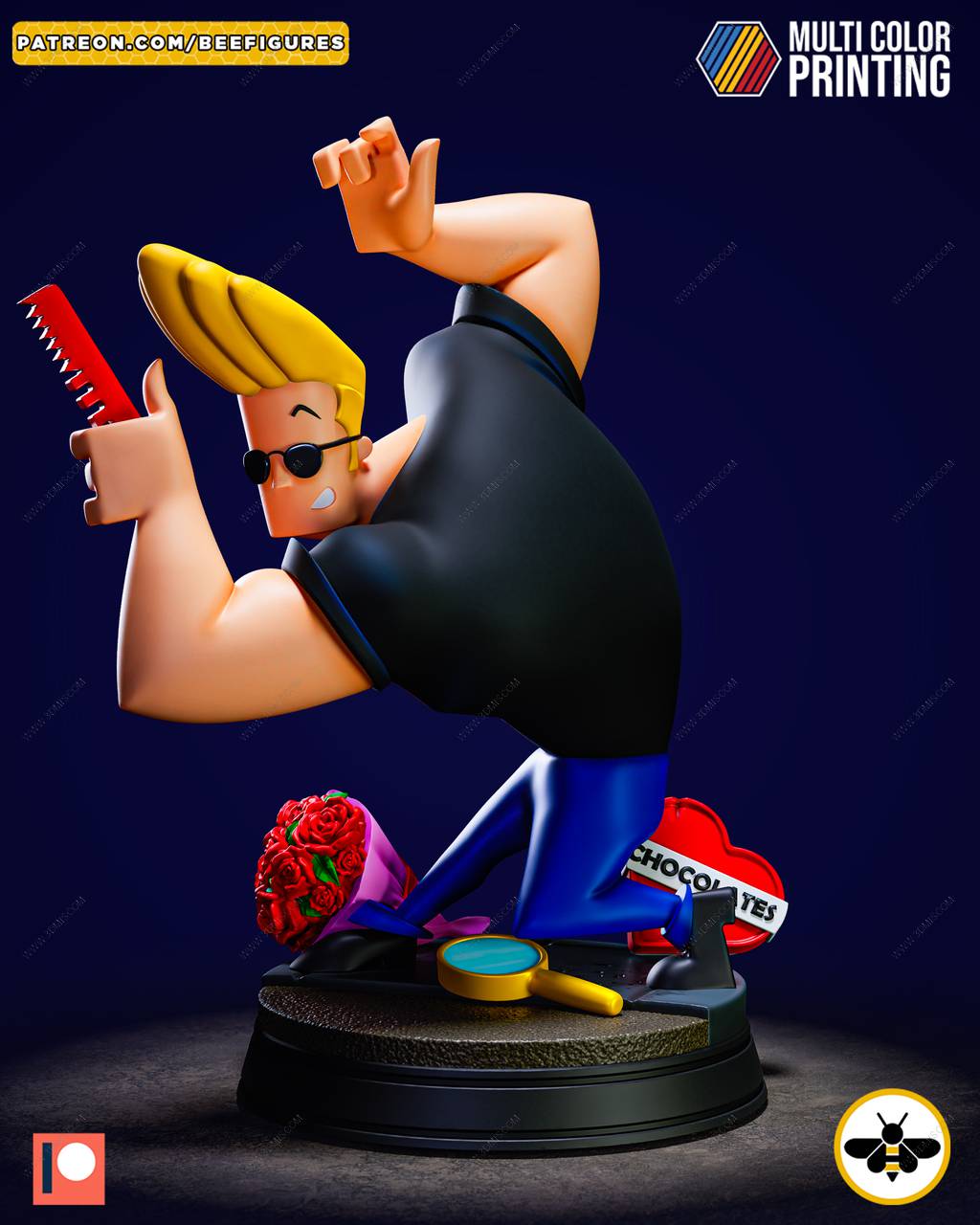 P站图纸印象馆 Bee Figures 英勇强尼 Bee Figures 英勇强尼