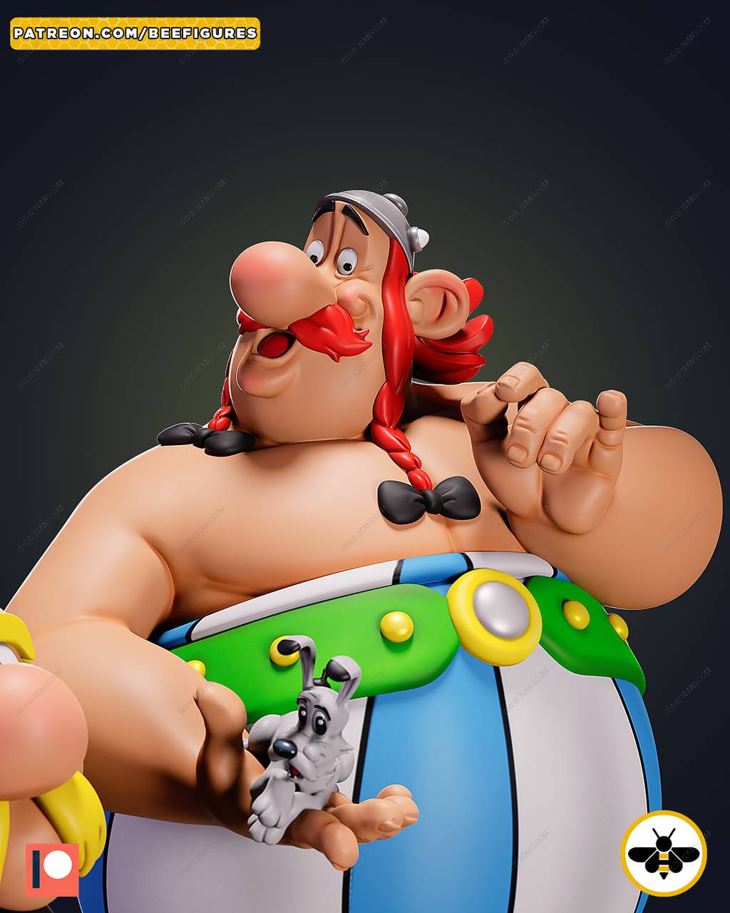 P站图纸印象馆 Bee Figures 高卢人奇妙之旅 阿斯特里克斯和奥比里克 Bee Figures 高卢人奇妙之旅 阿斯特里克斯和奥比里克