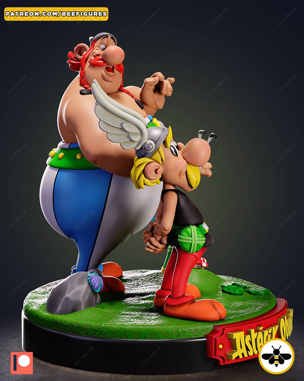 P站图纸印象馆 Bee Figures 高卢人奇妙之旅 阿斯特里克斯和奥比里克 Bee Figures 高卢人奇妙之旅 阿斯特里克斯和奥比里克