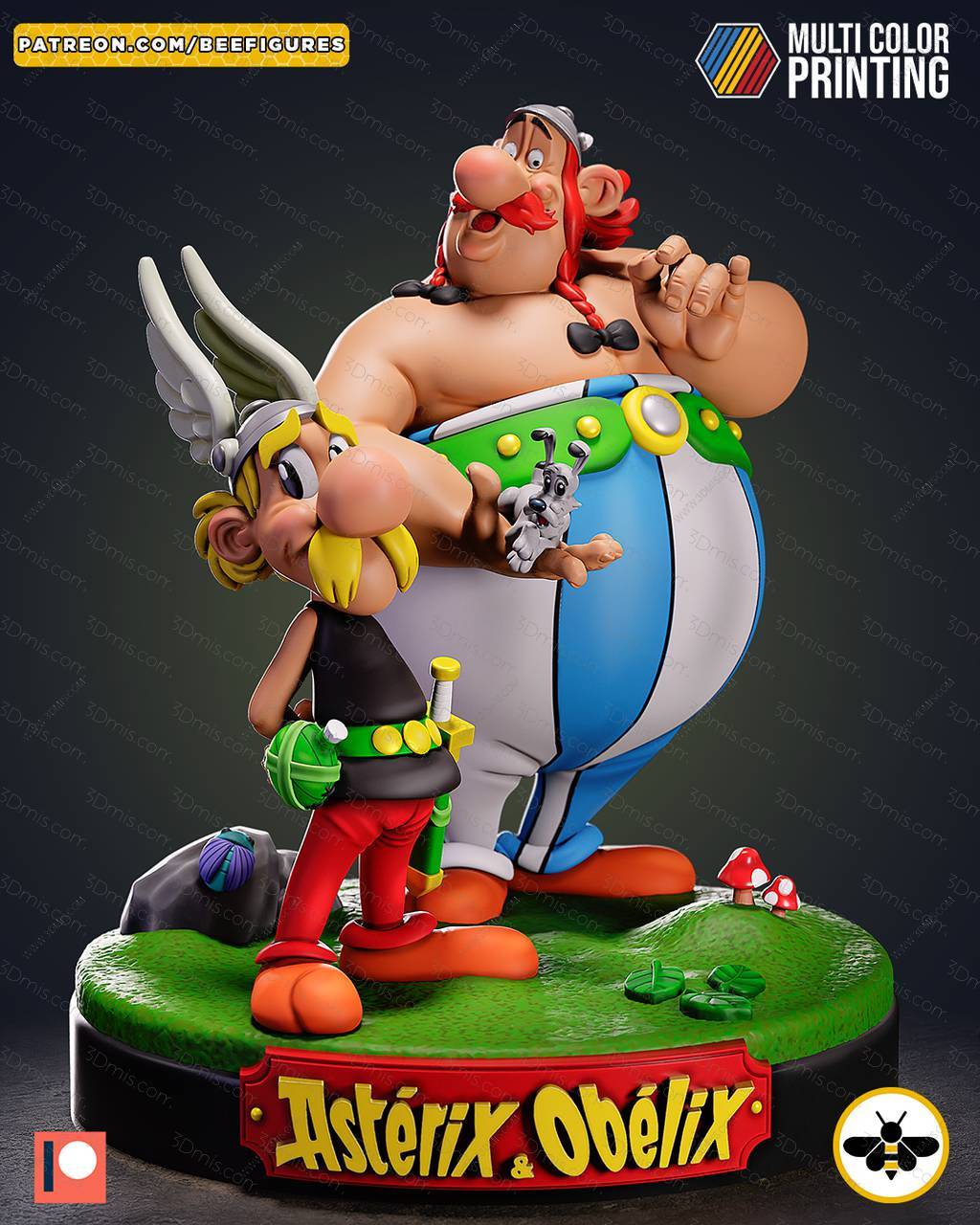 P站图纸印象馆 Bee Figures 高卢人奇妙之旅 阿斯特里克斯和奥比里克 Bee Figures 高卢人奇妙之旅 阿斯特里克斯和奥比里克