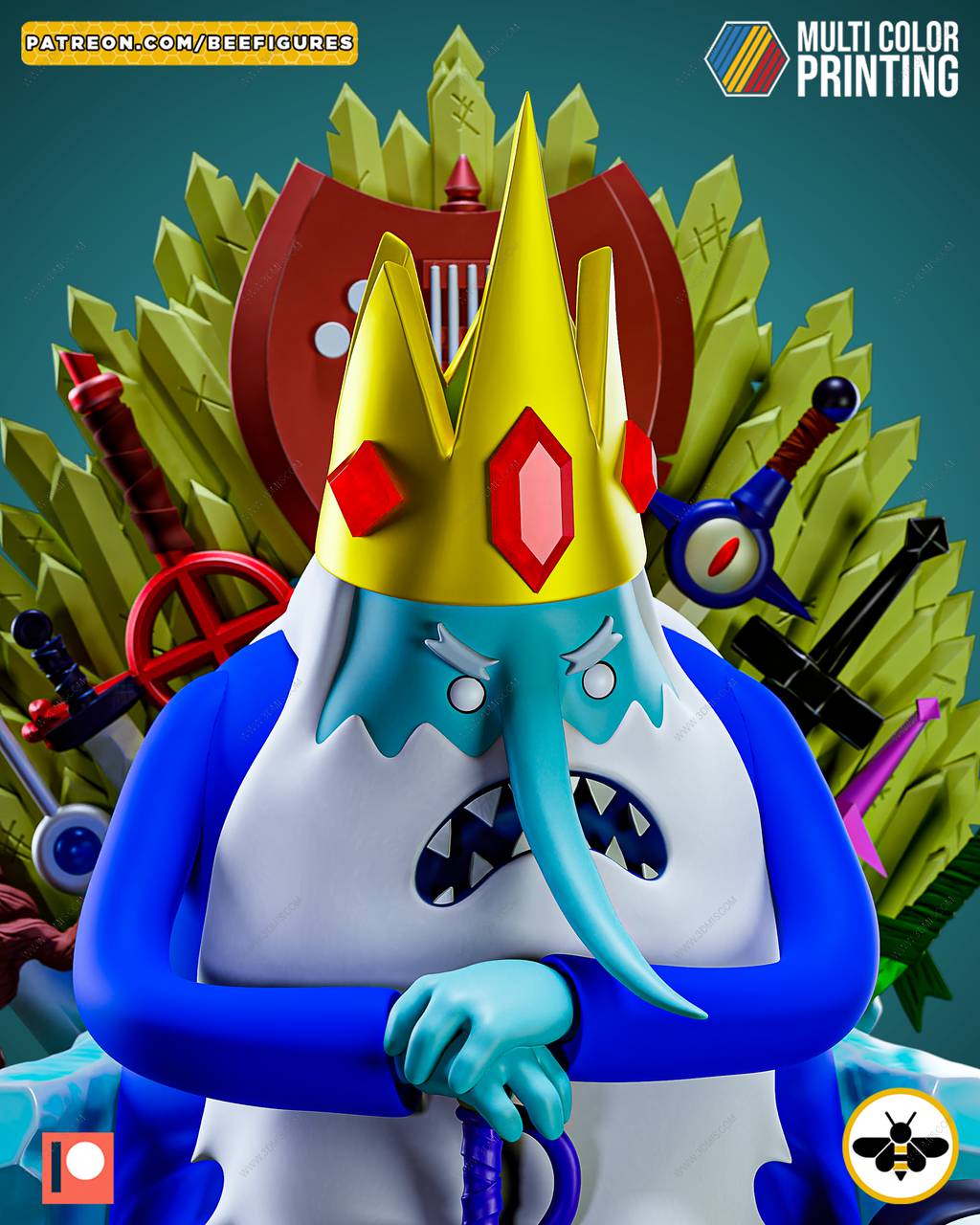 P站图纸印象馆 Bee Figures 探险活宝 寒冰国王 Bee Figures 探险活宝 寒冰国王