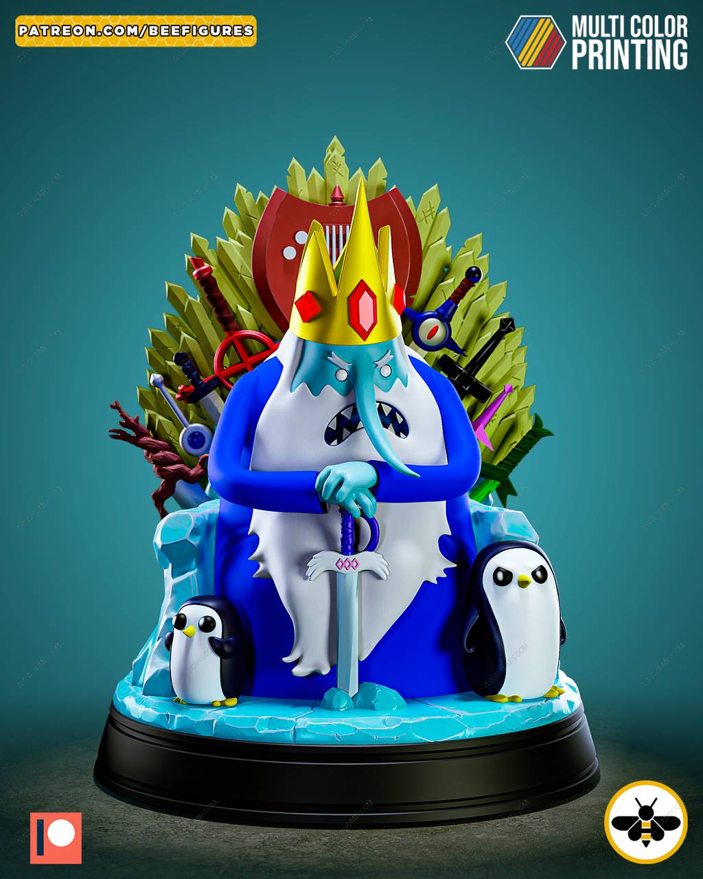 P站图纸印象馆 Bee Figures 探险活宝 寒冰国王 Bee Figures 探险活宝 寒冰国王