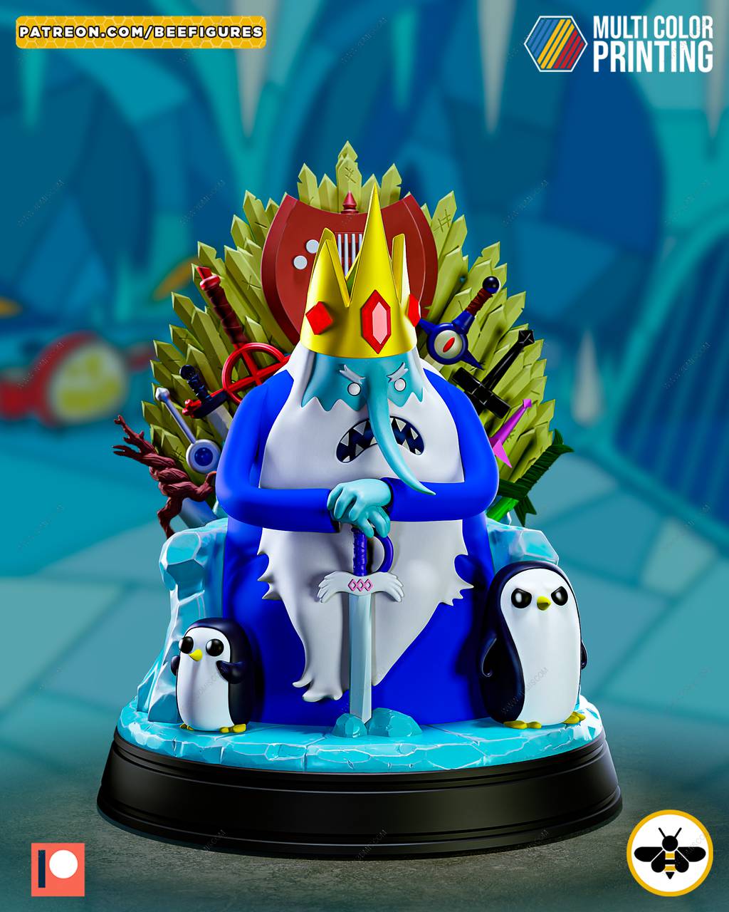 P站图纸印象馆 Bee Figures 探险活宝 寒冰国王 Bee Figures 探险活宝 寒冰国王
