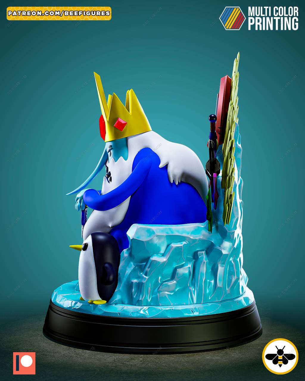 P站图纸印象馆 Bee Figures 探险活宝 寒冰国王 Bee Figures 探险活宝 寒冰国王