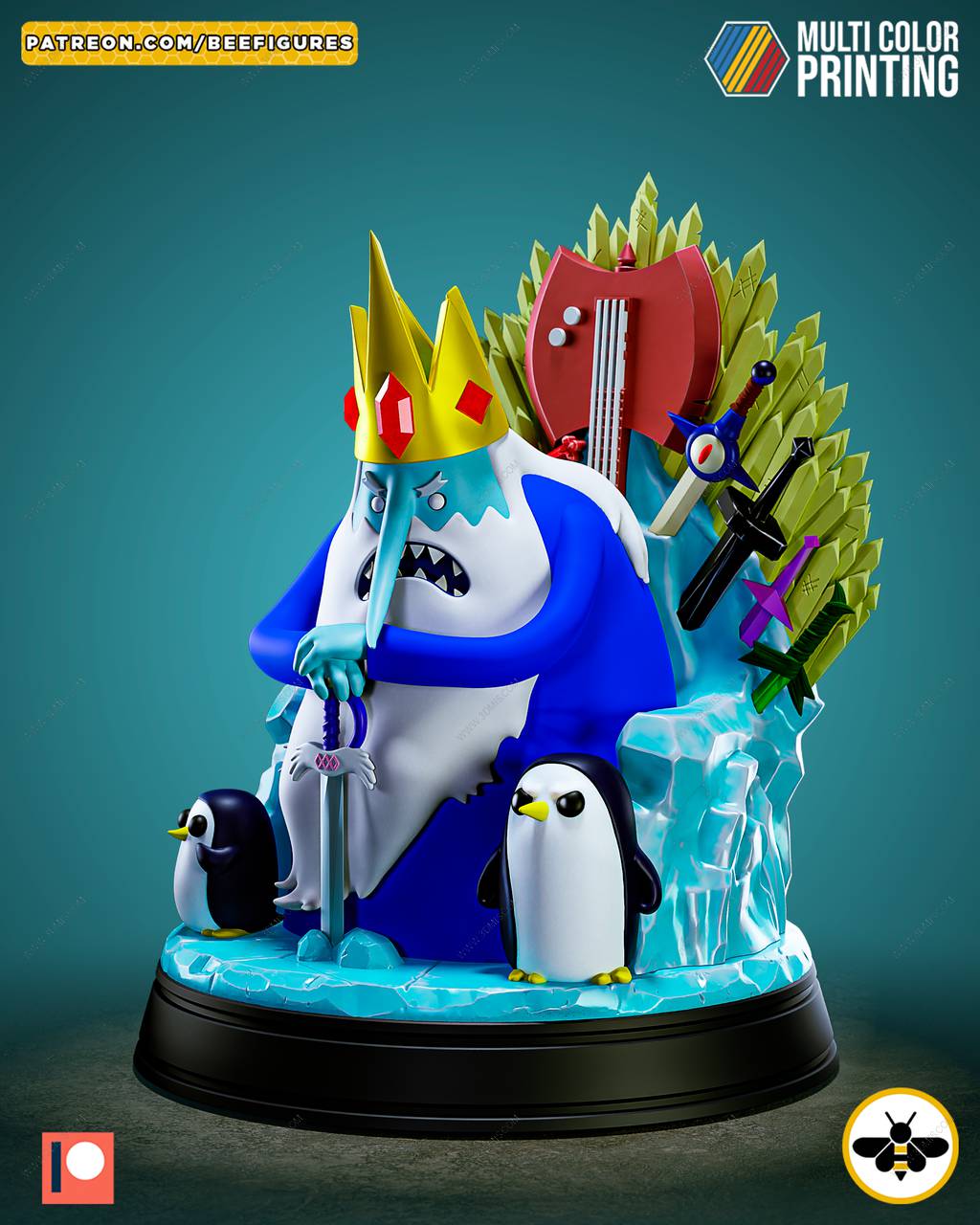 P站图纸印象馆 Bee Figures 探险活宝 寒冰国王 Bee Figures 探险活宝 寒冰国王