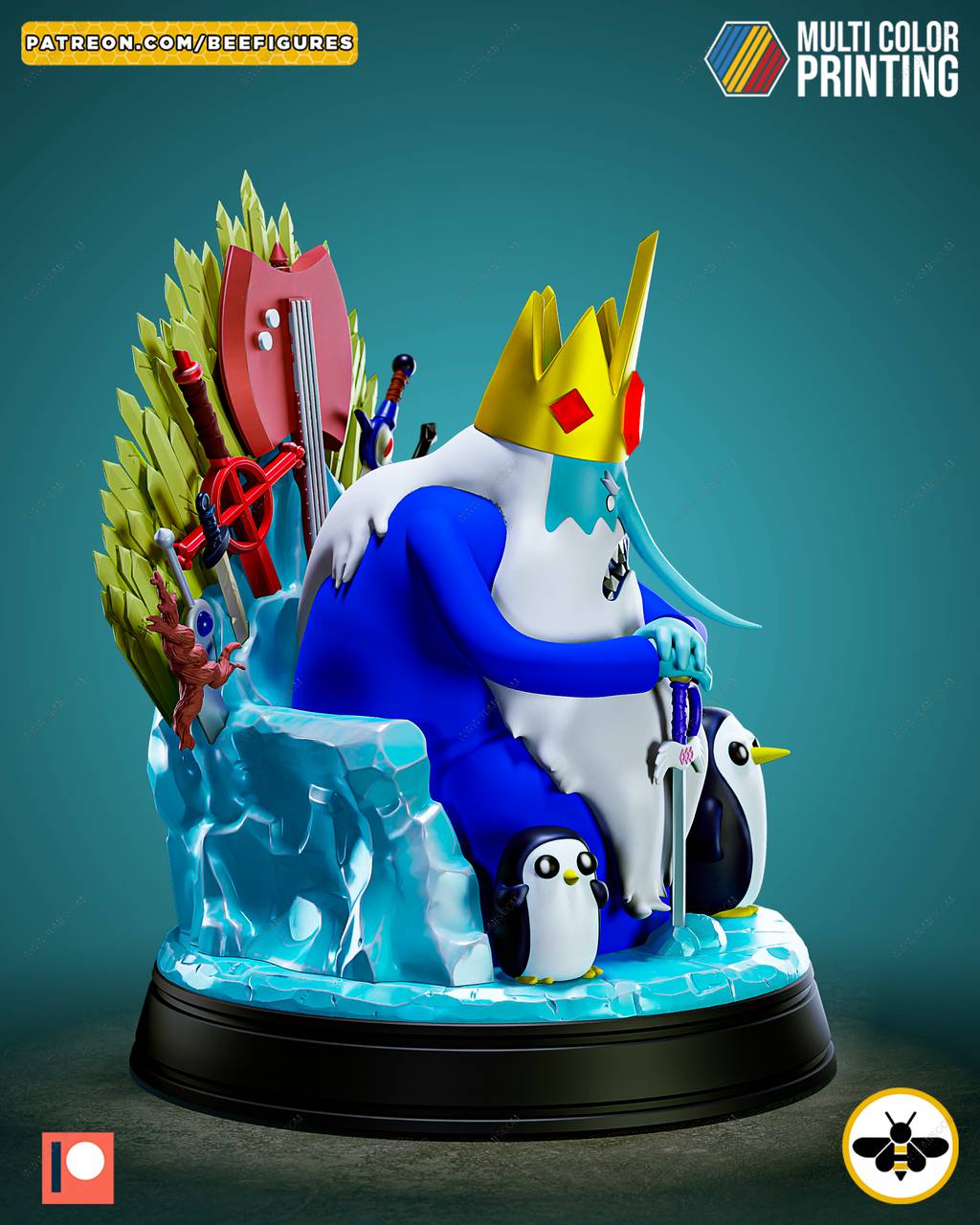 P站图纸印象馆 Bee Figures 探险活宝 寒冰国王 Bee Figures 探险活宝 寒冰国王