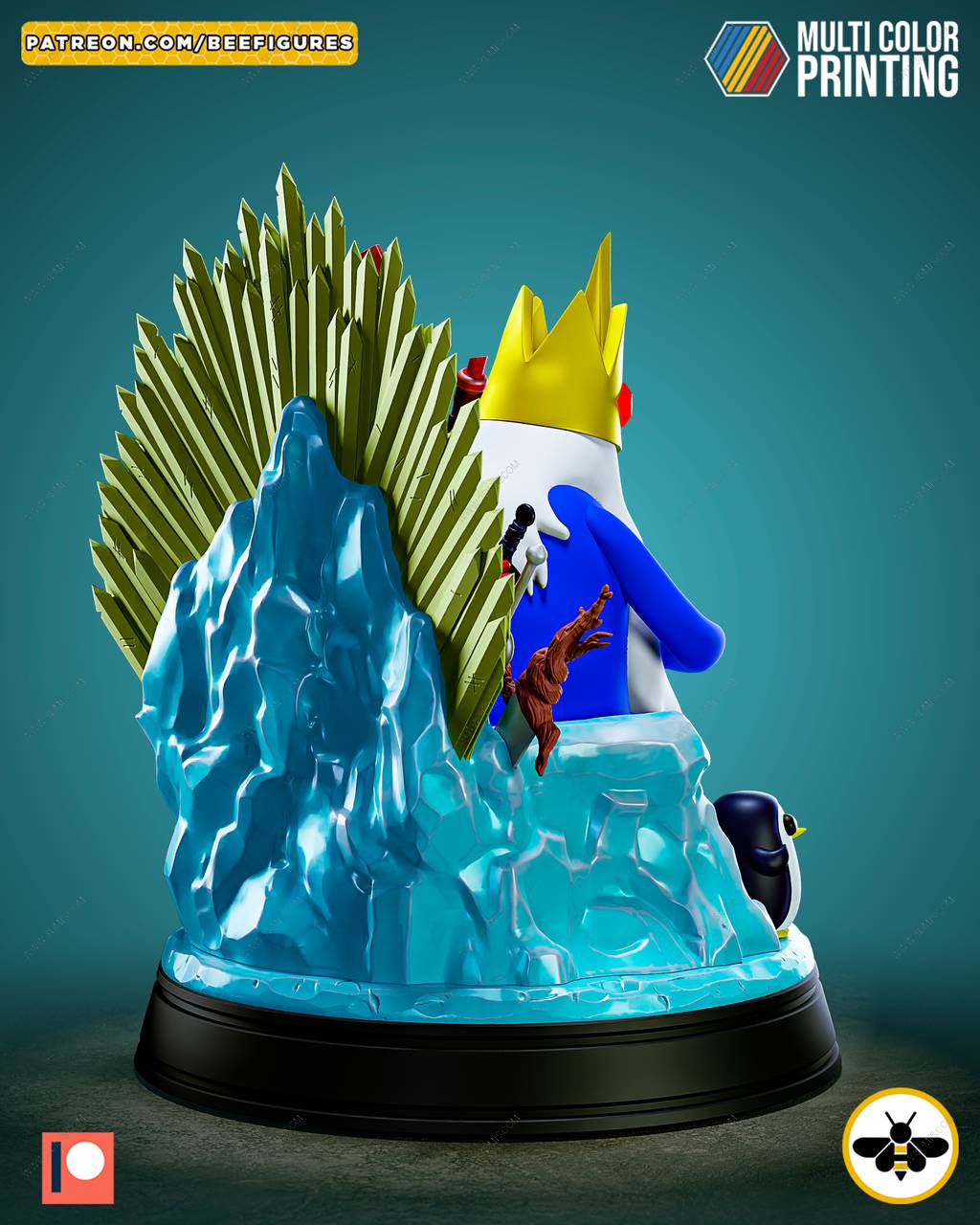 P站图纸印象馆 Bee Figures 探险活宝 寒冰国王 Bee Figures 探险活宝 寒冰国王
