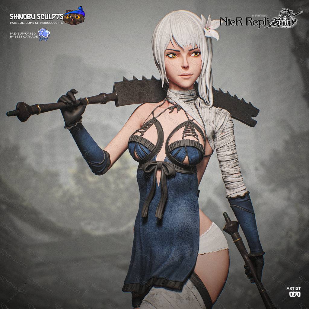 Shinobu Sculpts 尼尔:人工生命 凯宁