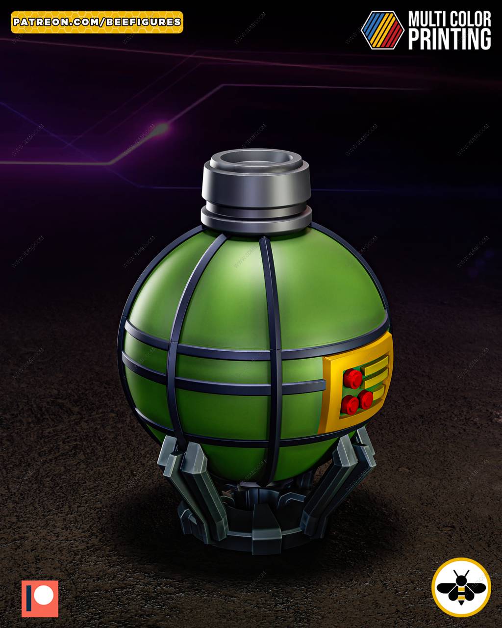 P站图纸印象馆 Bee Figures 使命召唤 战术手榴弹 Bee Figures 使命召唤 战术手榴弹