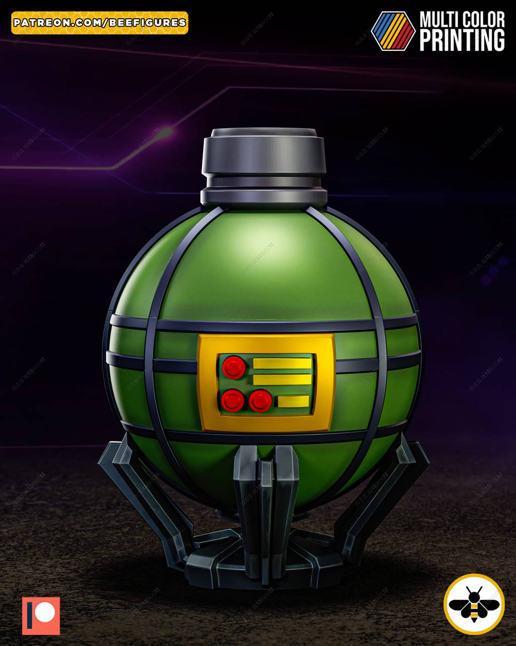 P站图纸印象馆 Bee Figures 使命召唤 战术手榴弹 Bee Figures 使命召唤 战术手榴弹