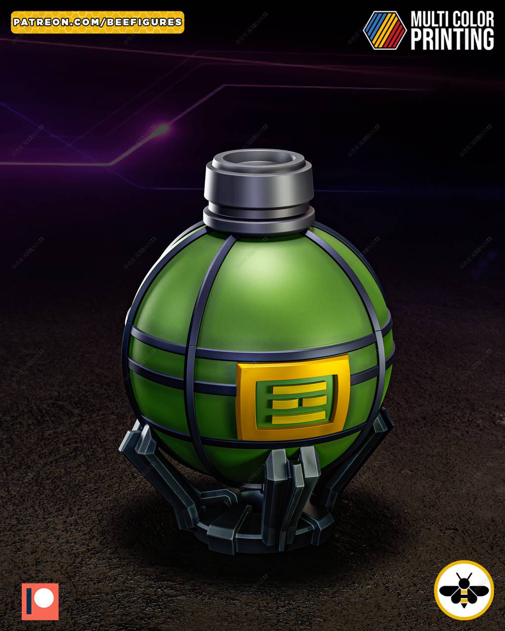 P站图纸印象馆 Bee Figures 使命召唤 战术手榴弹 Bee Figures 使命召唤 战术手榴弹