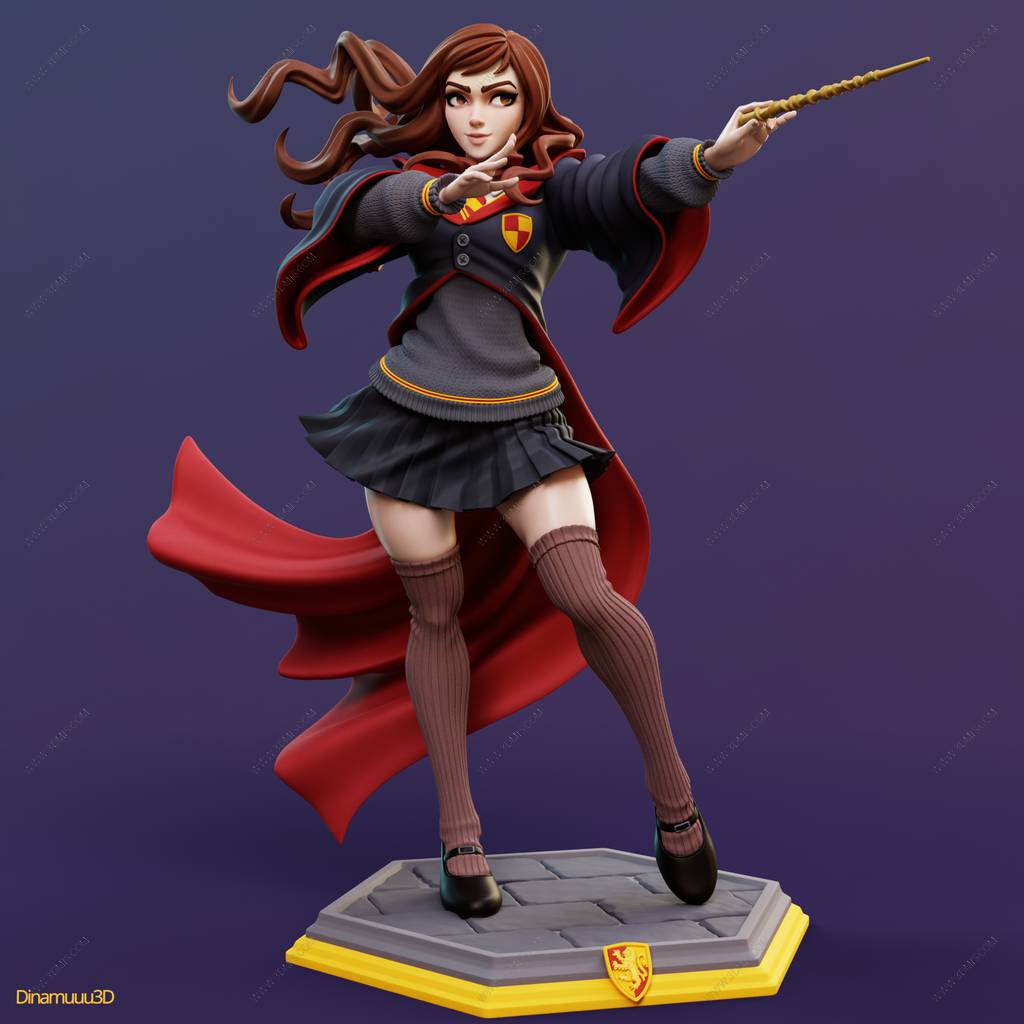 P站图纸印象馆 Dinamuuu 3D 哈利·波特 赫敏·格兰杰 Dinamuuu 3D 哈利·波特 赫敏·格兰杰