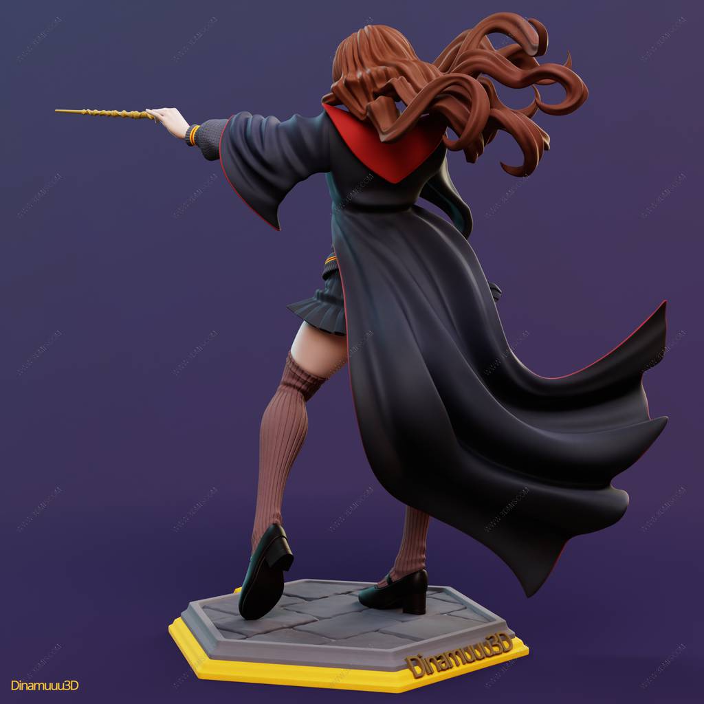 P站图纸印象馆 Dinamuuu 3D 哈利·波特 赫敏·格兰杰 Dinamuuu 3D 哈利·波特 赫敏·格兰杰