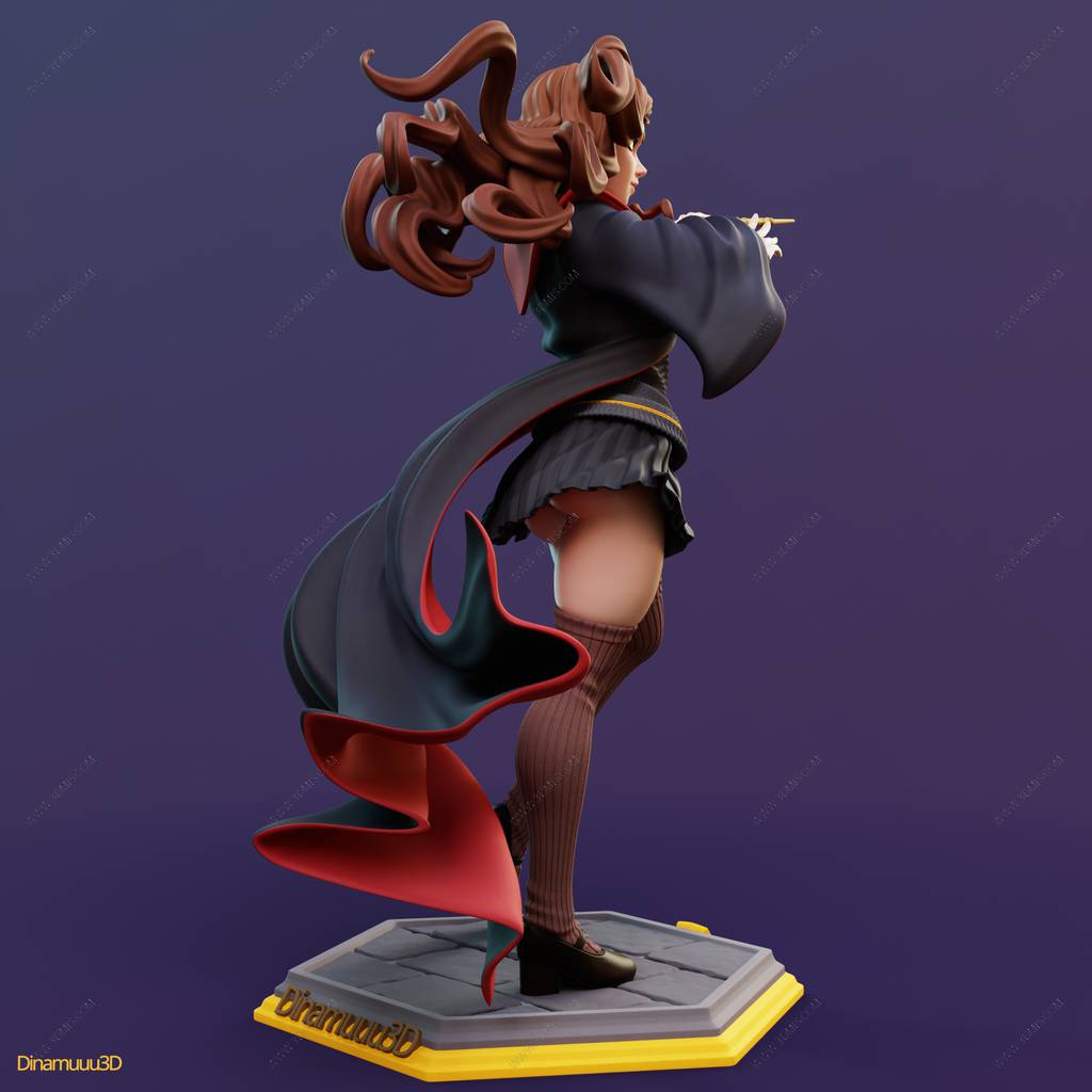 P站图纸印象馆 Dinamuuu 3D 哈利·波特 赫敏·格兰杰 Dinamuuu 3D 哈利·波特 赫敏·格兰杰