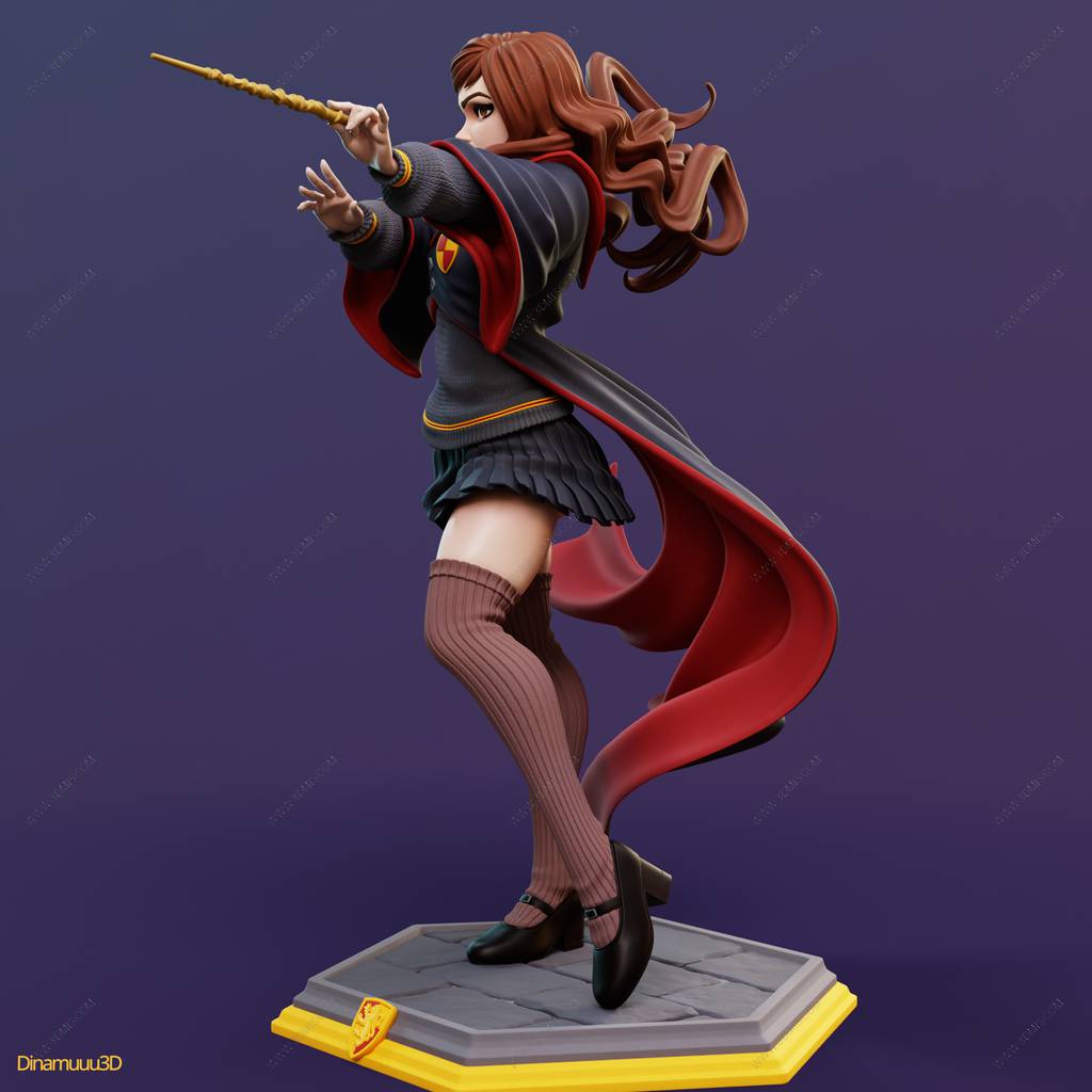 P站图纸印象馆 Dinamuuu 3D 哈利·波特 赫敏·格兰杰 Dinamuuu 3D 哈利·波特 赫敏·格兰杰