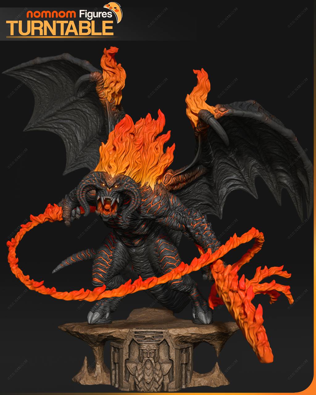 P站图纸印象馆 NomNom 魔戒 炎魔 NomNom 魔戒 炎魔