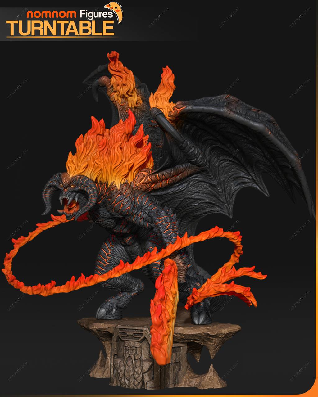 P站图纸印象馆 NomNom 魔戒 炎魔 NomNom 魔戒 炎魔