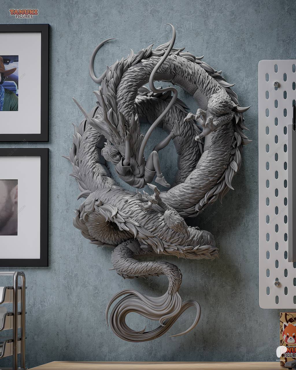 P站图纸印象馆 Tanuki Figures 千与千寻 千寻与赈早见琥珀主 Tanuki Figures 千与千寻 千寻与赈早见琥珀主