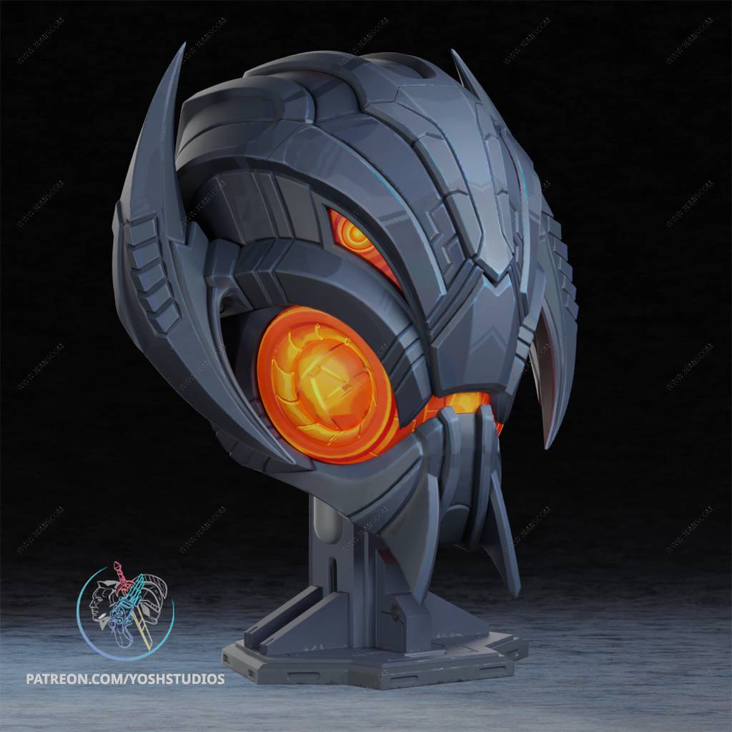 P站图纸印象馆 Yosh 漫威 奥创的头盔 Yosh 漫威 奥创的头盔