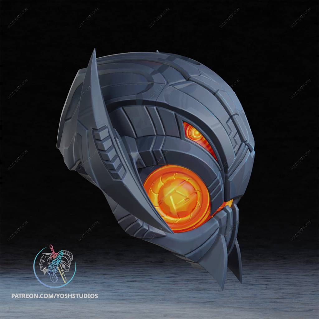 P站图纸印象馆 Yosh 漫威 奥创的头盔 Yosh 漫威 奥创的头盔