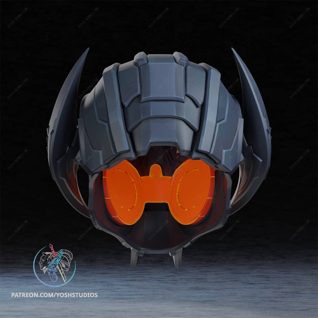 P站图纸印象馆 Yosh 漫威 奥创的头盔 Yosh 漫威 奥创的头盔