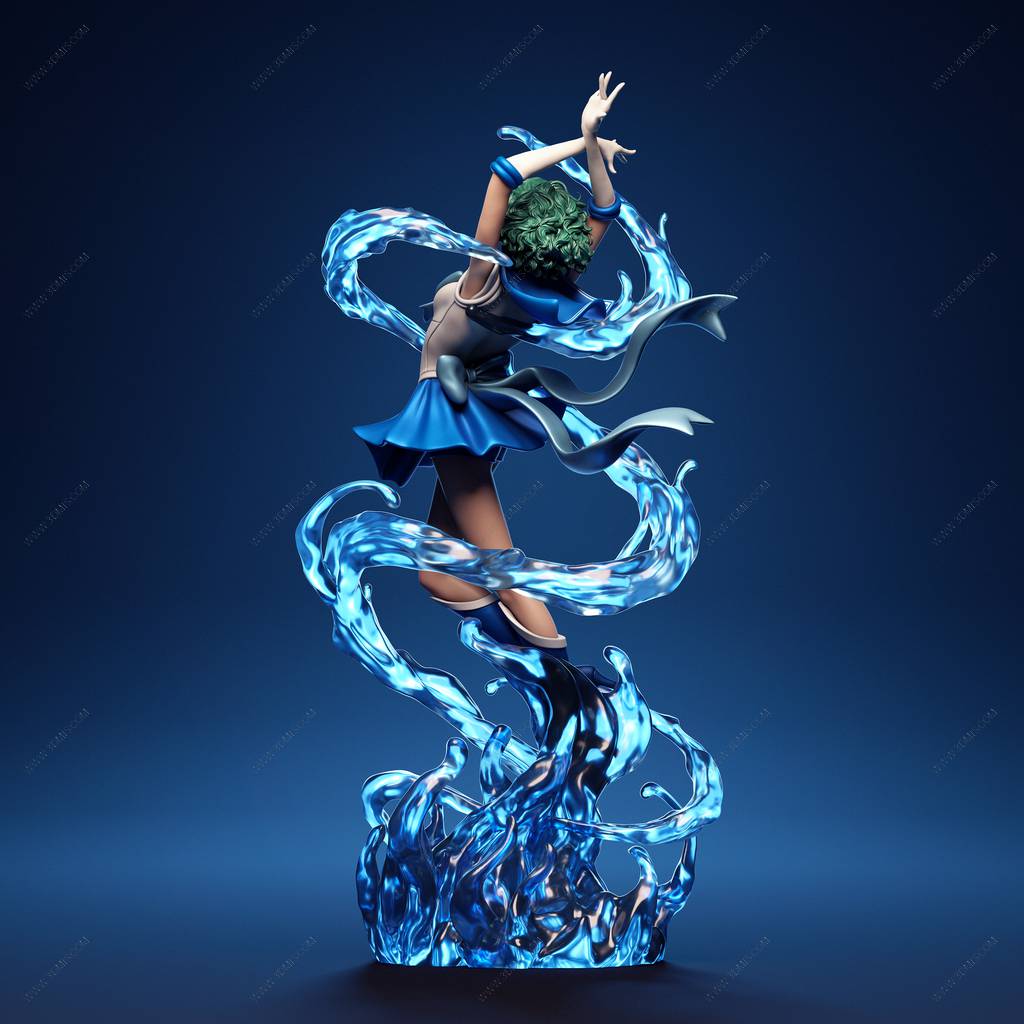 P站图纸印象馆 CA3D 美少女战士 水野亚美 CA3D 美少女战士 水野亚美