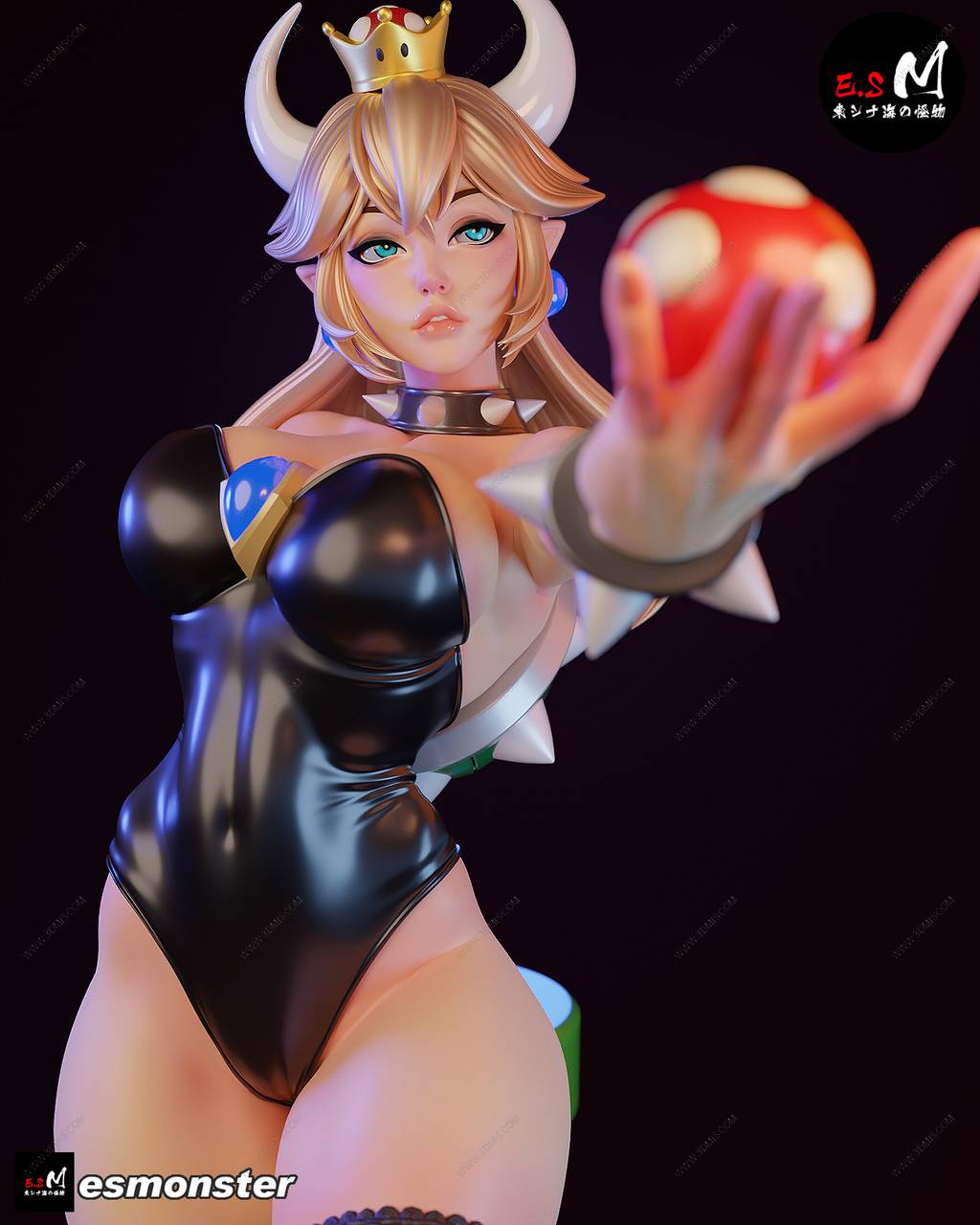 P站图纸印象馆 ESMonster 超级马里奥 库巴公主 ESMonster 超级马里奥 库巴公主