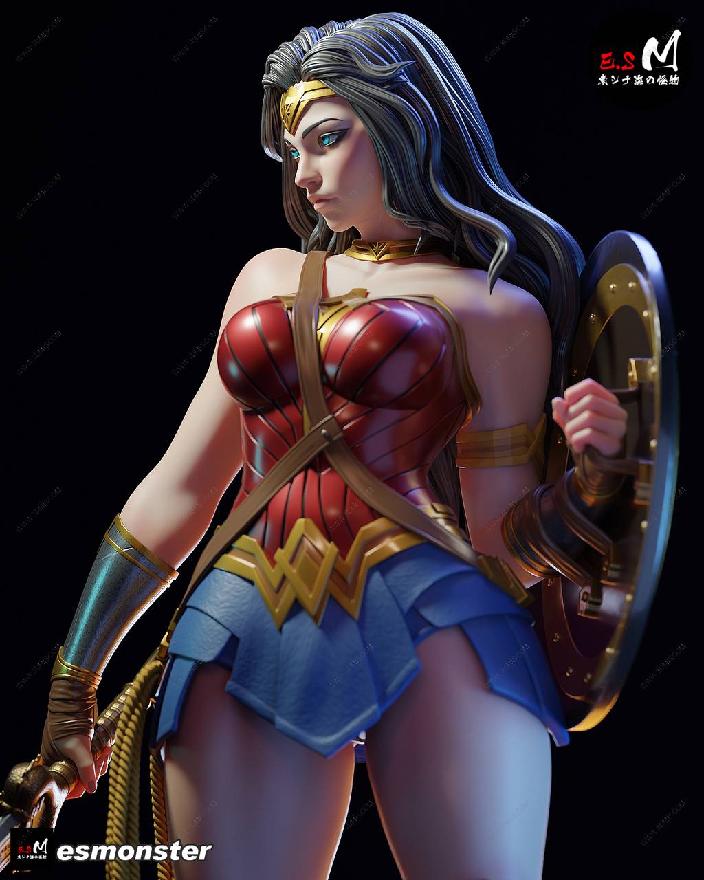 P站图纸印象馆 ESMonster DC漫画 戴安娜·普林斯 ESMonster DC漫画 戴安娜·普林斯